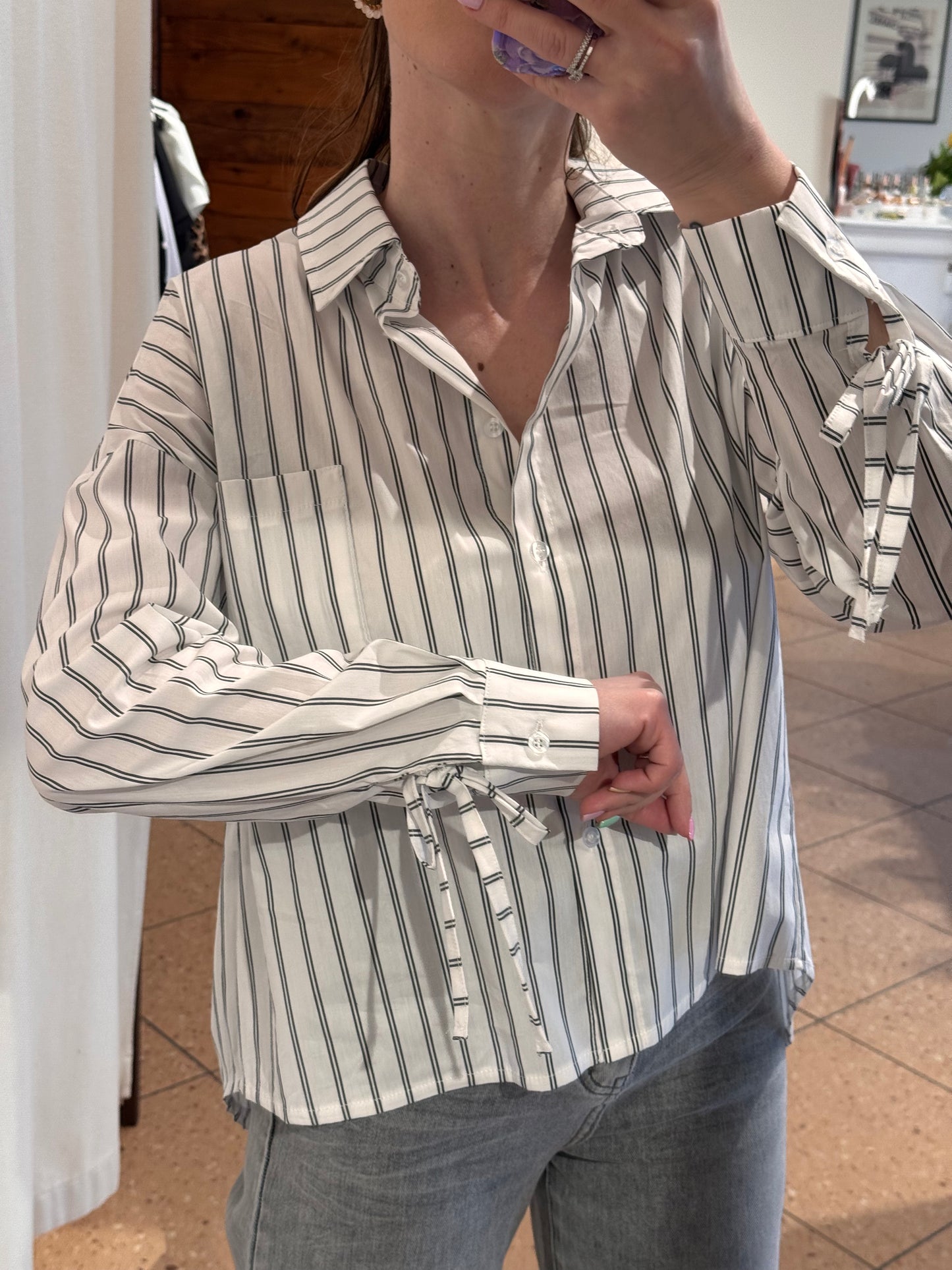 Camicia Bow