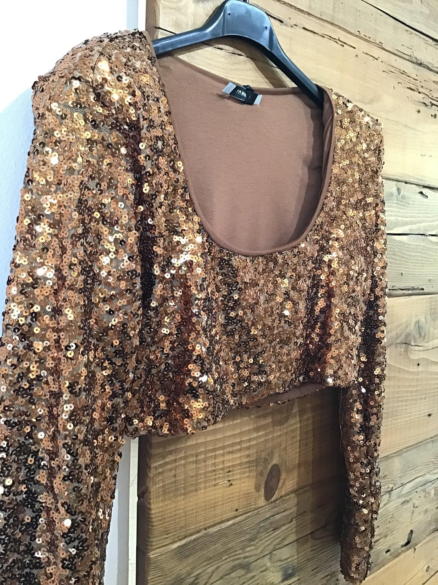 Top Crop Paillettes - Jolie